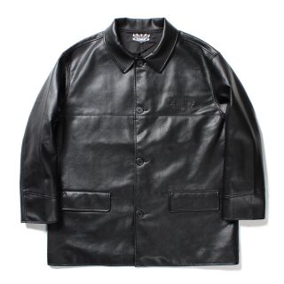 ワコマリア(WACKO MARIA)の舐達麻　FAUX LEATHER CAR COAT (レザージャケット)