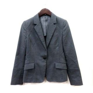 ユナイテッドアローズグリーンレーベルリラクシング(UNITED ARROWS green label relaxing)のグリーンレーベルリラクシング テーラードジャケット ストライプ 36 グレー(その他)