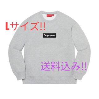 シュプリーム(Supreme)のSupreme Box Logo Crewneck グレー(スウェット)