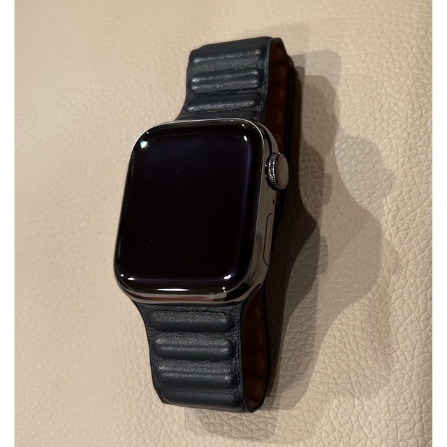 Apple Watch - Apple Watch 7 41mm グラファイトステンレス ミラネーゼ