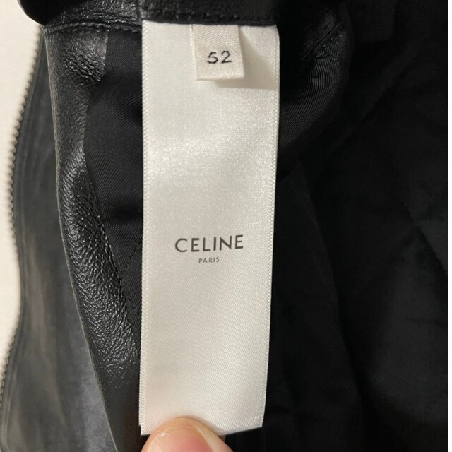 celine(セリーヌ)の登坂広臣着 CELINE セリーヌ カフェレーサー ジャケット 52 メンズのジャケット/アウター(レザージャケット)の商品写真