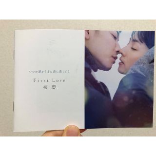 First Love 初恋 ブックレット 佐藤健Nexflix(印刷物)