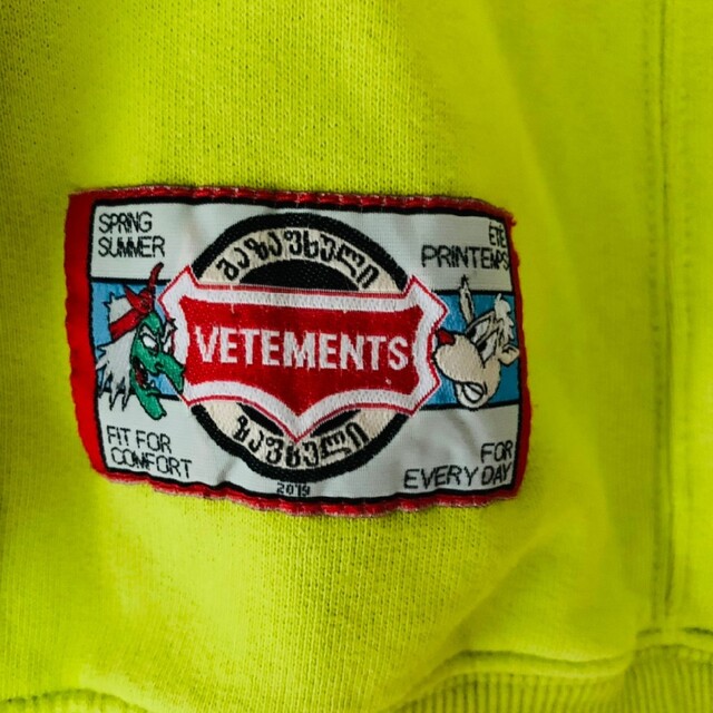 Vetements カートゥーン プルオーバー パーカー登坂広臣