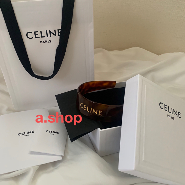 CELINE カチューシャ ハバナブロンド-