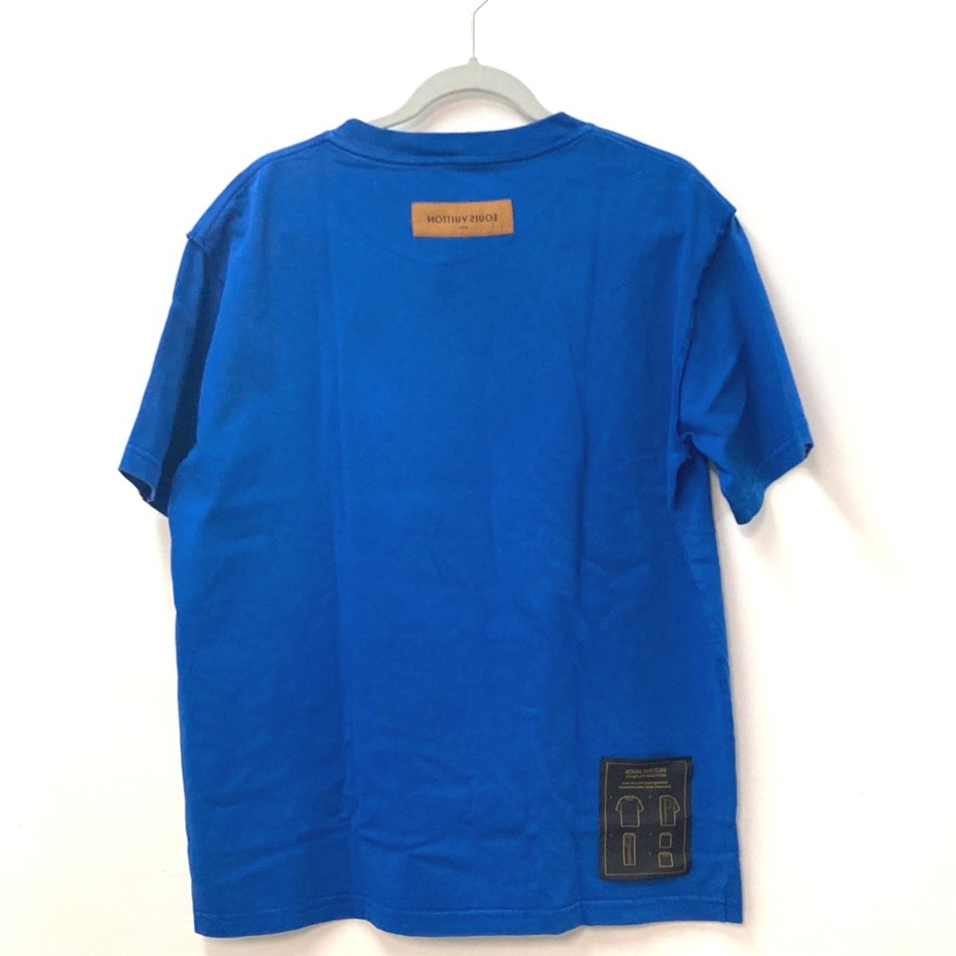 LOUIS VUITTON(ルイヴィトン)のルイヴィトン LOUIS VUITTON Ｔシャツ トップス 1A5W6O インサイドアウト アパレル 半袖Ｔシャツ コットン オセアン ブルー メンズのトップス(Tシャツ/カットソー(半袖/袖なし))の商品写真