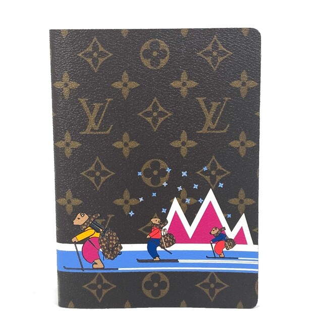 ルイヴィトン LOUIS VUITTON カイエ クレマンス F5783WG モノグラム クマ スキー 文房具 ノートブック モノグラムキャンバス ブラウン 新品