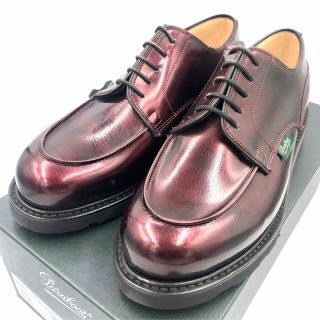 パラブーツ(Paraboot)の【激レア】パラブーツ　シャンボードUK4　ガラスレザー　ワイン(ローファー/革靴)