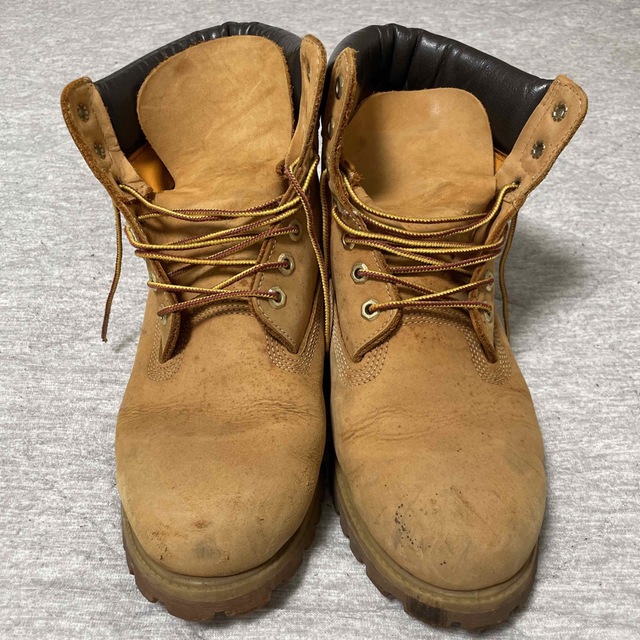 Timberland(ティンバーランド)のTimberland#ハイカットワークイエローブーツ#29cm#使用感有り#激安 メンズの靴/シューズ(ブーツ)の商品写真