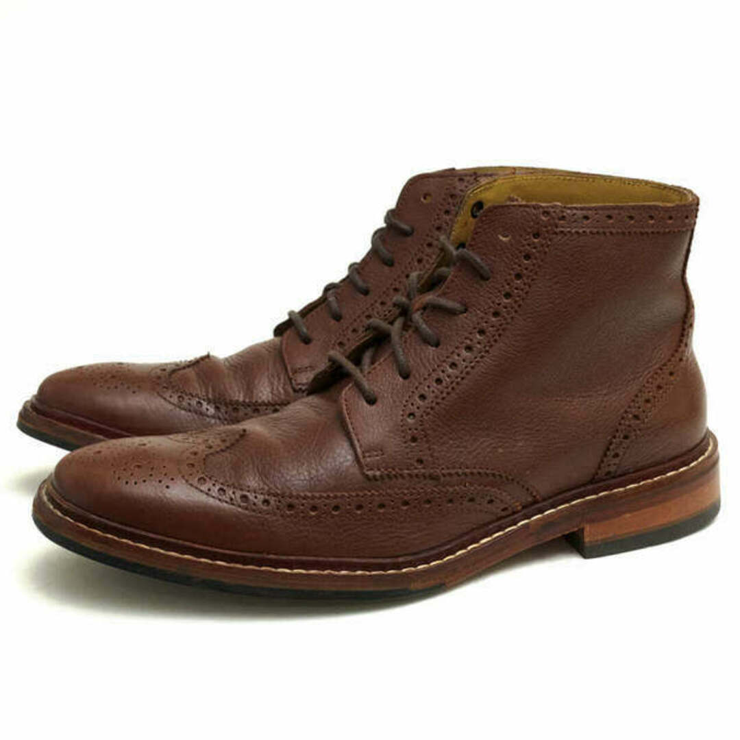 コールハーン／COLE HAAN レースアップブーツ シューズ 靴 メンズ 男性 男性用レザー 革 本革 ブラウン 茶  C13592 Willams Welt Boot 2 ストームウェルト ウイングチップ