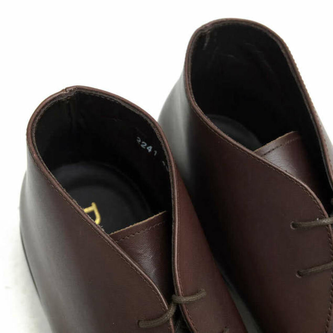 デュカルス／DOUCAL'S チャッカブーツ シューズ 靴 メンズ 男性 男性用レザー 革 本革 ダークブラウン 茶 ブラウン  マッケイ製法