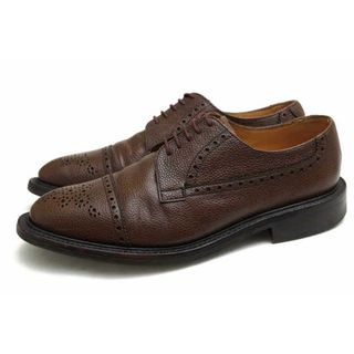 ローク(Loake)のローク／Loake シューズ ビジネスシューズ 靴 ビジネス メンズ 男性 男性用レザー 革 本革 ダークブラウン 茶 ブラウン  SCAFELL グレイン型押し キャップトゥ グッドイヤーウェルト製法(ドレス/ビジネス)