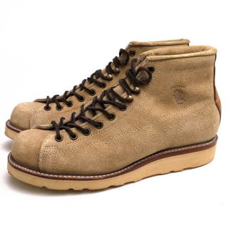 チペワ／CHIPPEWA ペコスブーツ シューズ 靴 メンズ 男性 男性用スエード スウェード レザー 革 本革 ベージュ  93430 10inch PECOS BOOTS SAND SUEDE ウェリントンブーツ 定番 Vibramソール