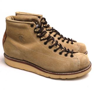 チペワ／CHIPPEWA ペコスブーツ シューズ 靴 メンズ 男性 男性用スエード スウェード レザー 革 本革 ベージュ  93430 10inch PECOS BOOTS SAND SUEDE ウェリントンブーツ 定番 Vibramソール