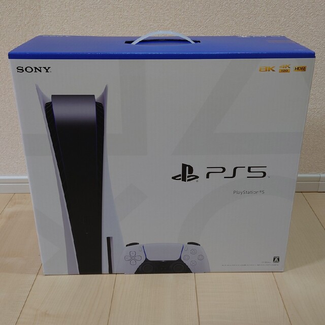 PlayStation(プレイステーション)のPlayStation5 本体 CFI-1200A01 エンタメ/ホビーのゲームソフト/ゲーム機本体(家庭用ゲーム機本体)の商品写真