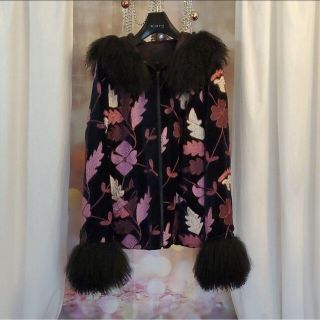 アナスイ(ANNA SUI)の♡ANNA SUI♡希少♡ふわふわフード付きアウター♡リアルファー♡♡(ブルゾン)