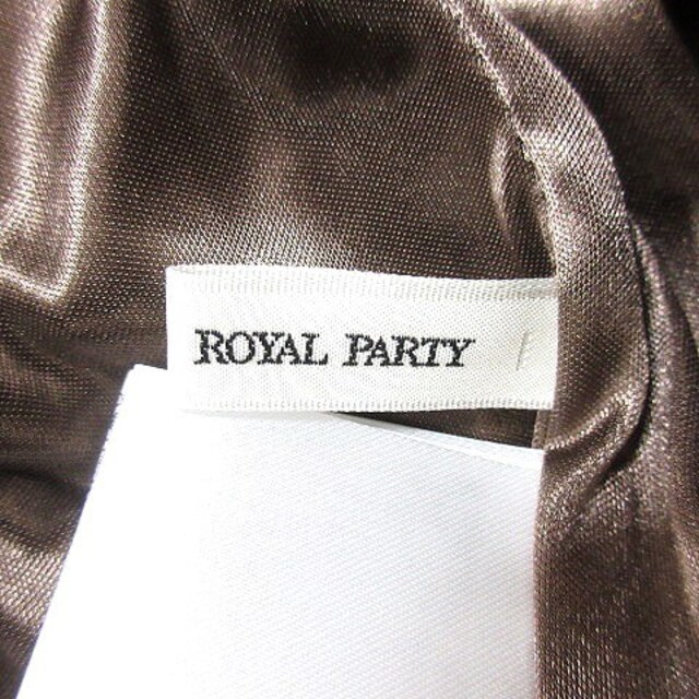 ROYAL PARTY(ロイヤルパーティー)のロイヤルパーティー ROYAL PARTY タイトスカート ミニ F 茶 レディースのスカート(ミニスカート)の商品写真