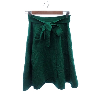 クチュールブローチ(Couture Brooch)のクチュールブローチ スカート ひざ丈 ウエストマーク 38 緑 グリーン /AU(ひざ丈スカート)