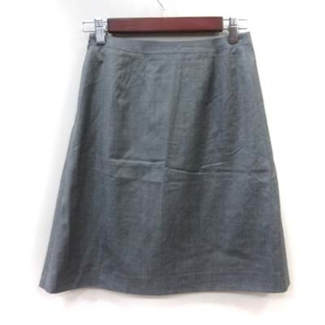COMME CA DU MODE(コムサデモード)のコムサデモード 台形スカート ひざ丈 ウール 3 グレー /YI レディースのスカート(ひざ丈スカート)の商品写真