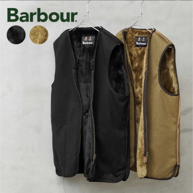 Barbour/バブアー/フロントジップ FUR LINERファー ライナー 激安