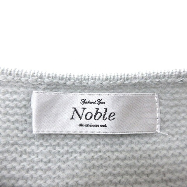 Spick and Span Noble(スピックアンドスパンノーブル)のスピック＆スパン ノーブル ニット セーター 長袖 ウール カシミヤ混 水色 レディースのトップス(ニット/セーター)の商品写真