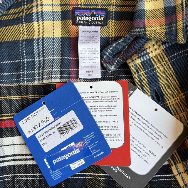 patagonia(パタゴニア)のpatagonia パタゴニア チェックネルシャツ メンズXSサイズ 極美中古 メンズのトップス(シャツ)の商品写真