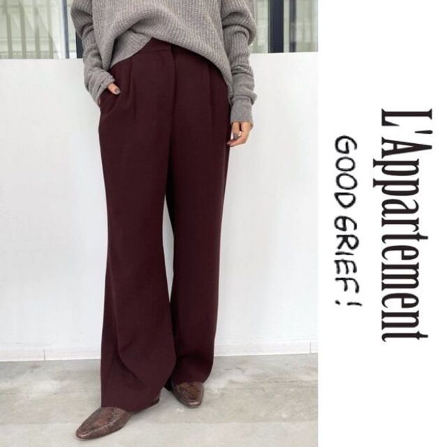 20AW L'Appartement Good Grief Tuck Pants