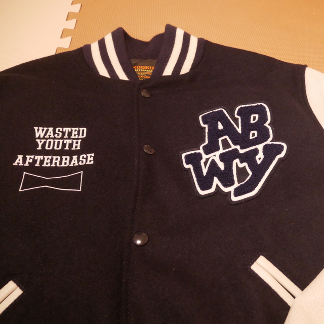 即納NEW Wasted Youth Afterbase VARSITY JACKET XL el0If