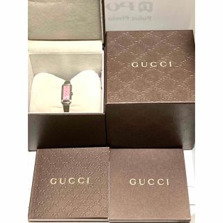 グッチ(Gucci)の未使用！　Ｓサイズ　GUCCI グッチ　電池新品交換済　レディース腕時計　シェル(腕時計)