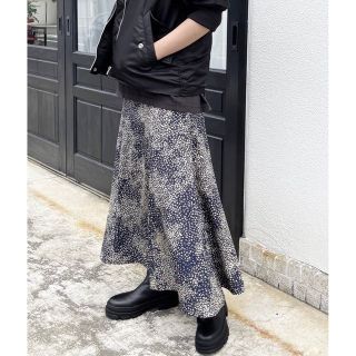 スピックアンドスパン(Spick & Span)の★新品★Spick and Span ≪追加≫レオパードドットフレアスカート(ロングスカート)