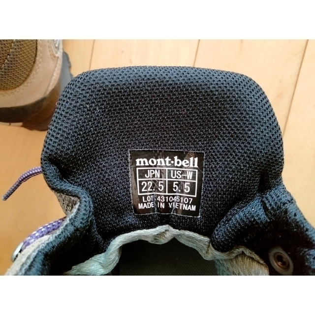 mont bell(モンベル)の★モンベルmont-bell 22.5㎝　登山靴トレッキングシューズ　ティトン スポーツ/アウトドアのアウトドア(登山用品)の商品写真