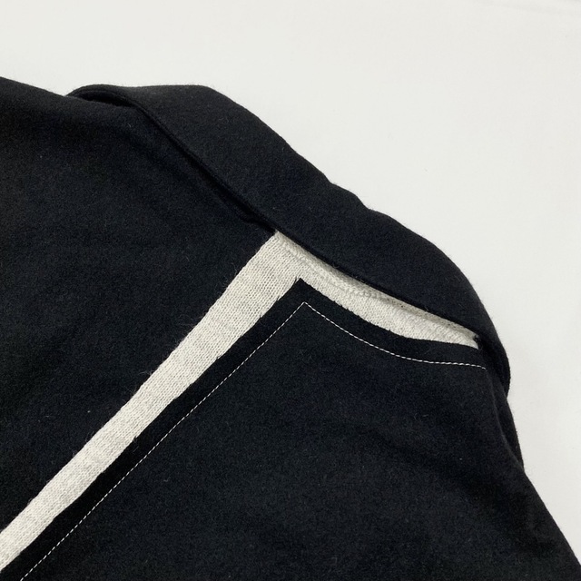 Y's - Y's 19AW メルトン 切替デザイン チェスターコート 黒2の通販 by