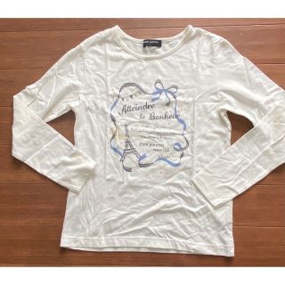 ポンポネット(pom ponette)のえり様専用　同梱割引　ポンポネット ジュニア　白　長袖カットソー　160 ロンT(Tシャツ/カットソー)