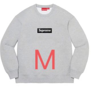 シュプリーム(Supreme)のM supreme box logo crewneck シュプリーム 新品(スウェット)