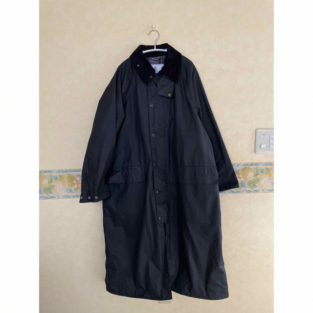 【お値下げ中】Barbour バブアー ロング オーバーサイズ バッチ付き