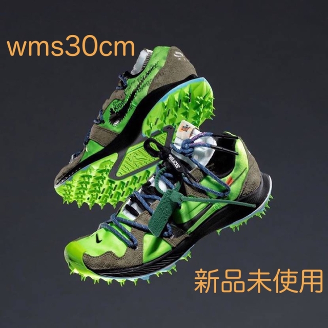 靴/シューズOFFWHITE NIKE AIR ZOOM TERRA KIGER GREEN