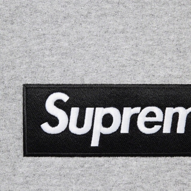 トップスsupreme boxlogo Mサイズ ボックスロゴ グレー