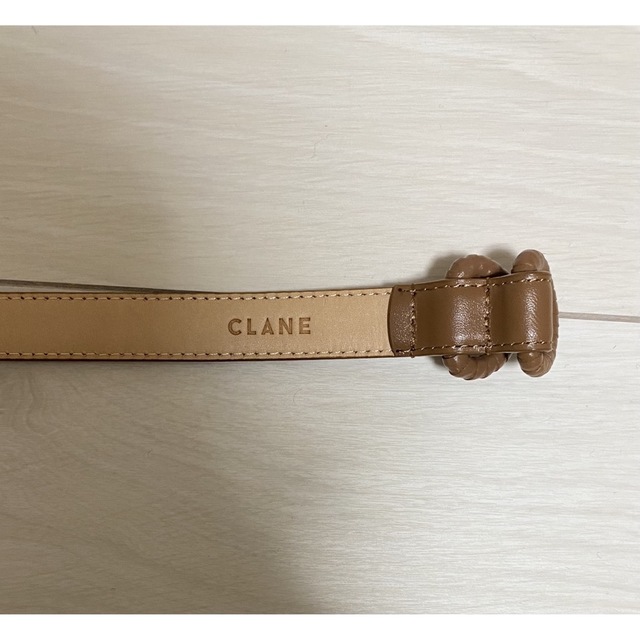 CLANE(クラネ)のCLANE クラネ DOUBLE RING BELT BROWN  レディースのファッション小物(ベルト)の商品写真