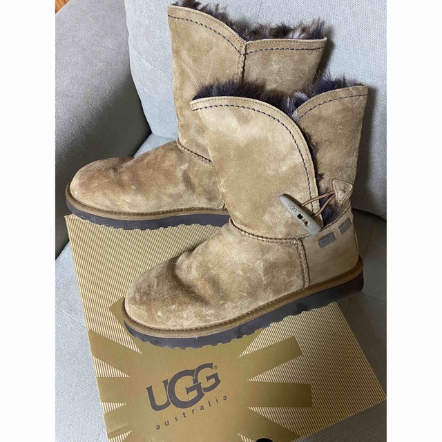 ほぼ新品 ugg ムートンブーツ アグ ブラウン 1008043-