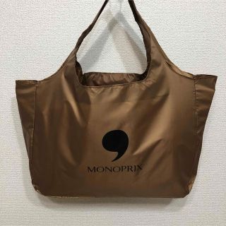 MONOPRIX モノプリ　エコバッグ ゴールド　GOLD モノプリロゴ(エコバッグ)