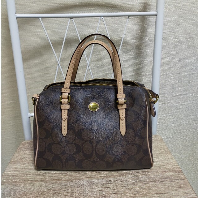 COACH　シグネチャー　2ウェイ　ショルダーバッグ