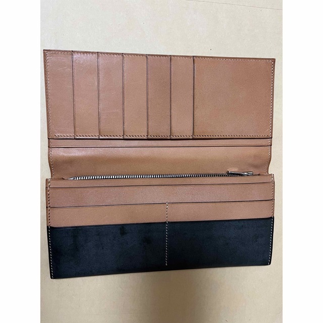 万双 ブライドルレザー 長財布(小銭入付) ダークグリーン