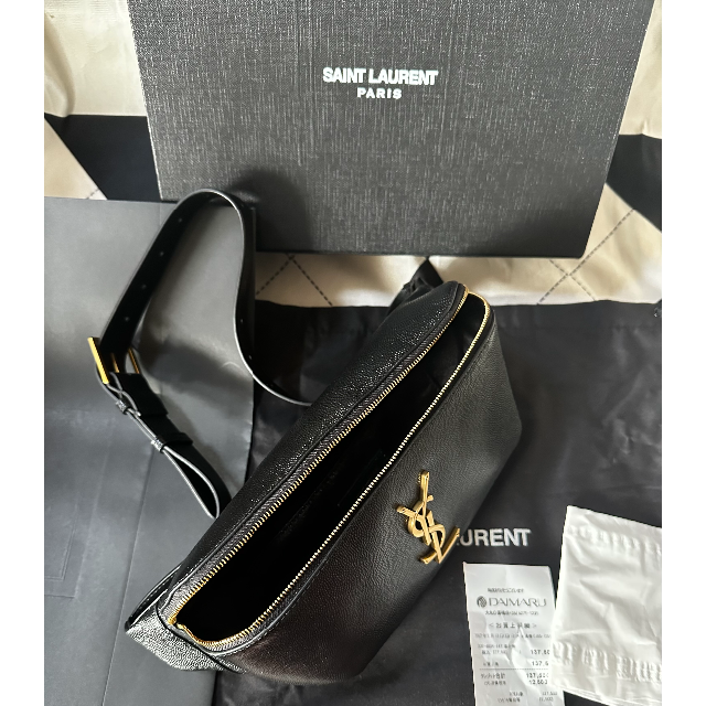 しました SAINT クラシック ベルトバッグ ボディバッグ LAURENT PARIS
