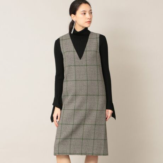 EPOCA the shop チェックサックドレス ワンピース 38-
