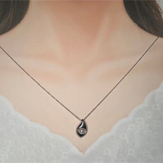 タサキ(TASAKI)の良品/TASAKI/田崎真珠/アコヤパール1粒ネックレス/SV925/シルバー.(ネックレス)