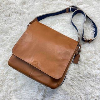 コーチ(COACH)の美品 コーチ ヘリテージ ショルダーバッグ メッセンジャーバッグ　F70555(ショルダーバッグ)