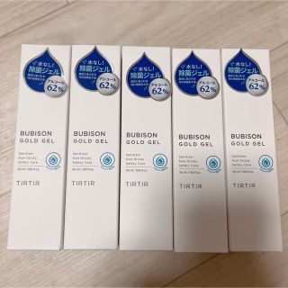 TIRTIR BUBISON GOLD GEL アルコールジェル　5本セット(アルコールグッズ)