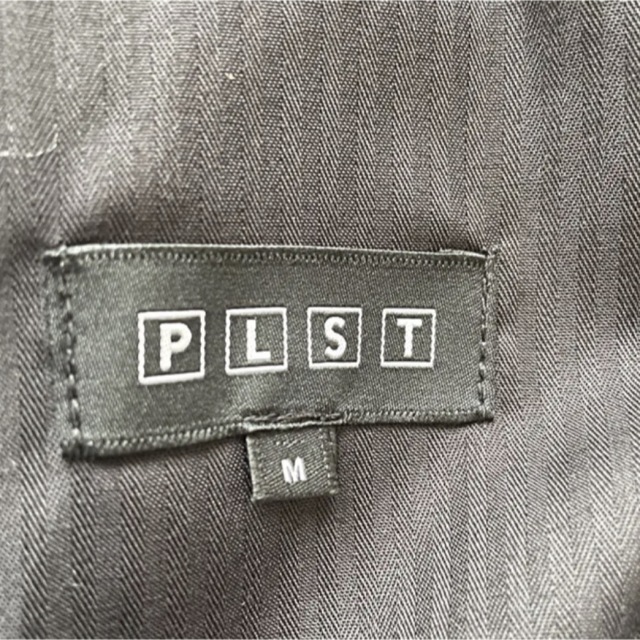 PLST(プラステ)のPLST テーパードパンツ　裏起毛 黒　無地 レディースのパンツ(その他)の商品写真