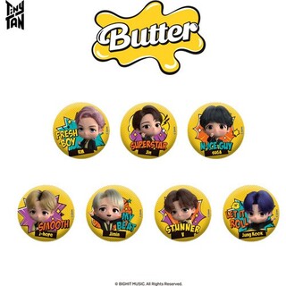 防弾少年団(BTS) - Tiny TAN Butter OFFICIAL缶バッジ コンプリートの ...