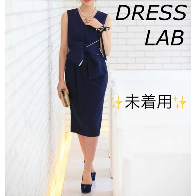 DRESS LAB(ドレスラボ)のღ未着用ღドレスラボ ノースリーブワンピース ドレス 結婚式 パーティー レディースのワンピース(ひざ丈ワンピース)の商品写真