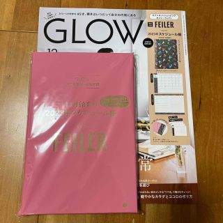 GLOW 12月号 雑誌 FEILER付録(カレンダー/スケジュール)